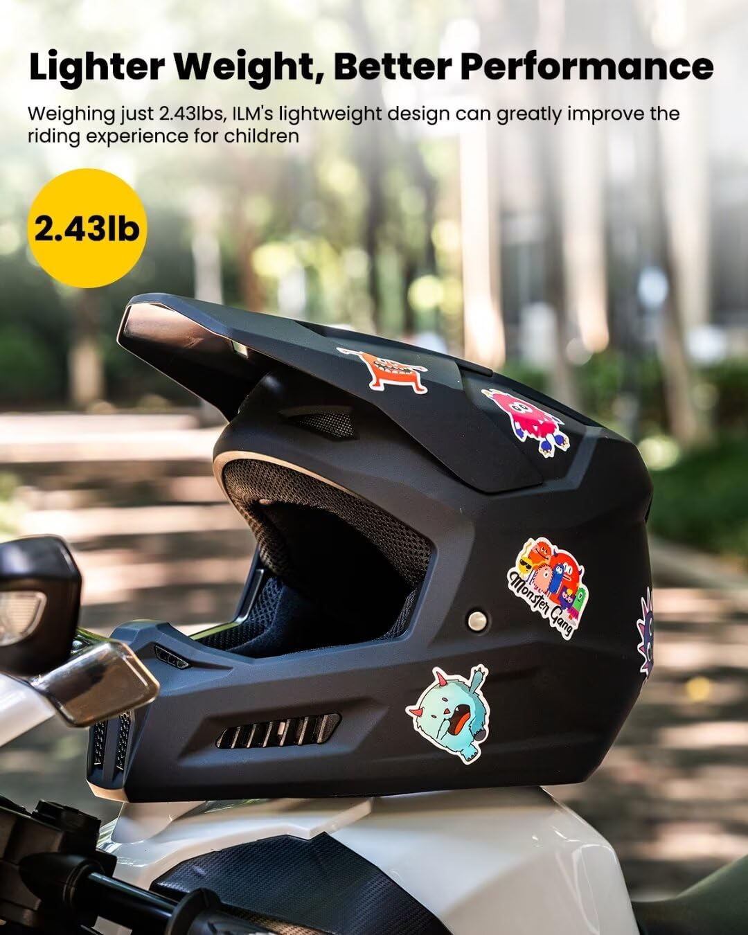 Kids Youth Full Face Motocross Helmet C95948