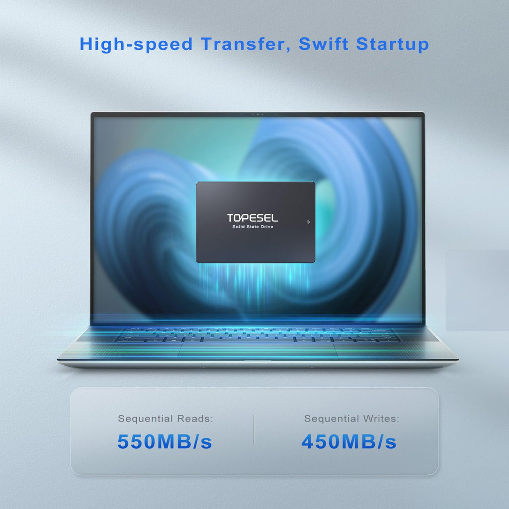 1TB SATA III 2.5" Internal Solid State Drive 3D NAND TLC SSD T626