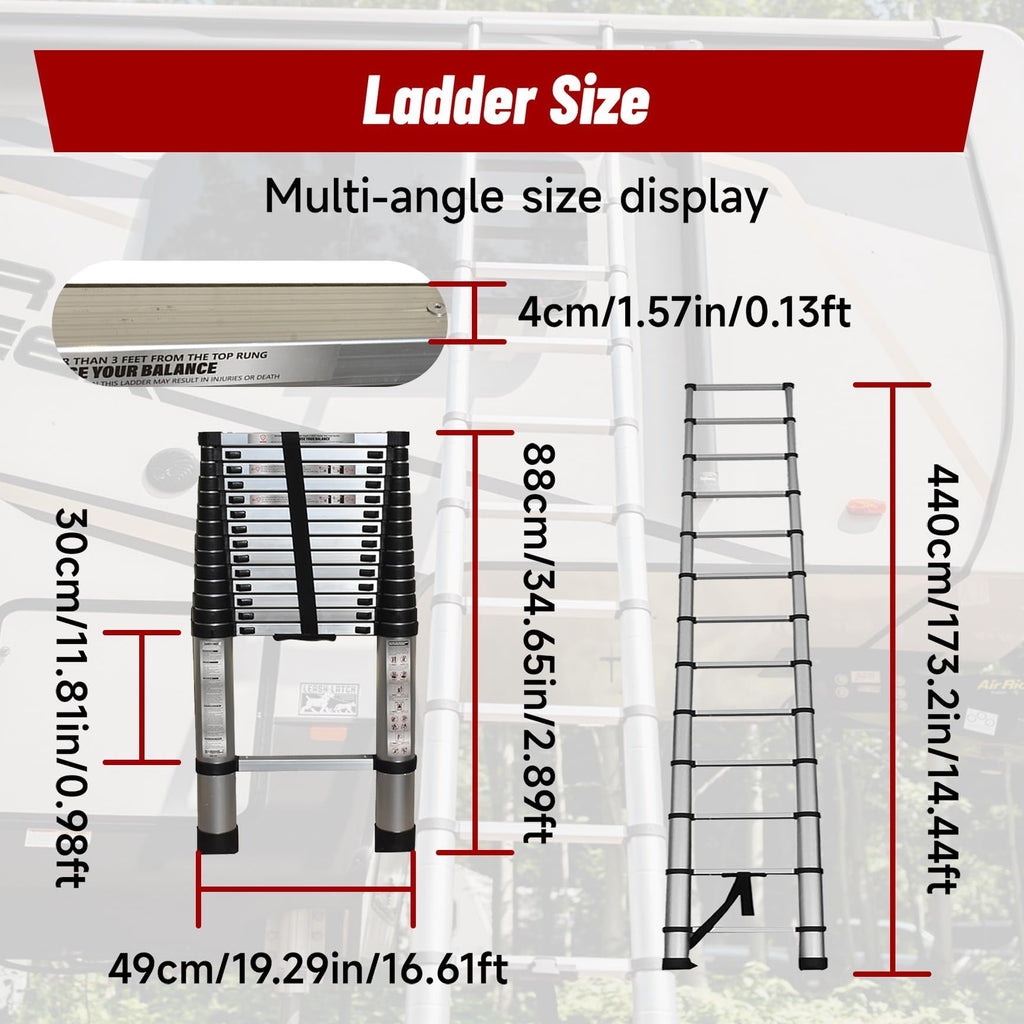 Aluminum Telescopic Ladder S939225