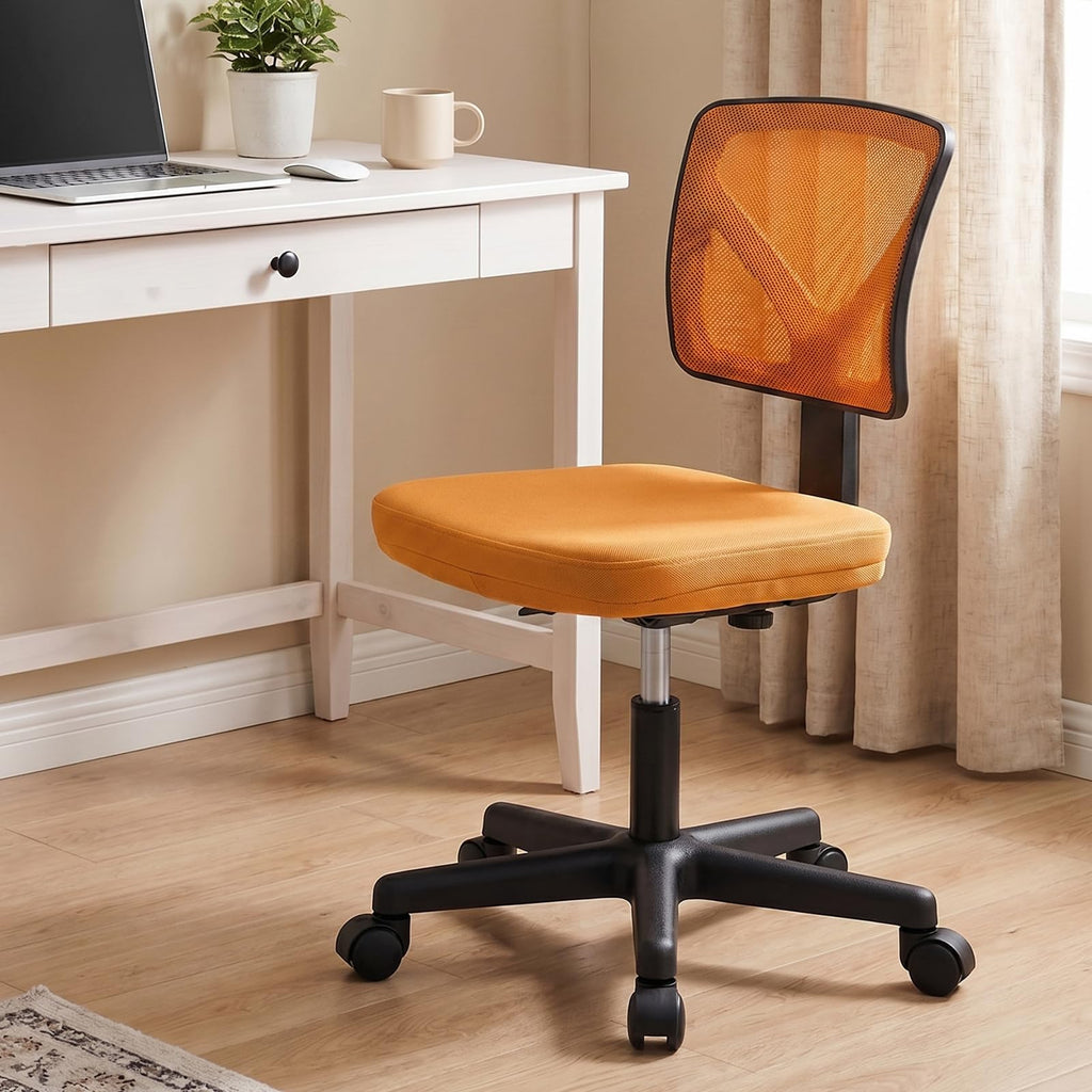 Armless Mesh Rolling Office Chair Z665