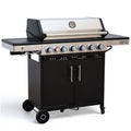 6-Burner Propane Gas Grill with Infrared Sear Side Burner J273