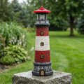 15" Rotating Lighthouse Outdoor Statue K2366