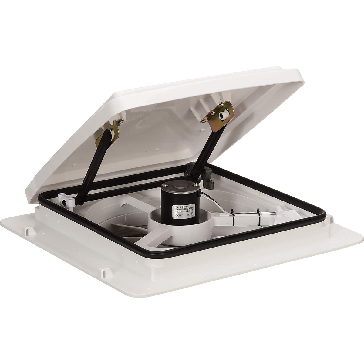 White 4-Speed Manual Vent Fan 14"x14" V564438