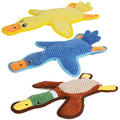 3-Pack No-Stuffing Squeaky Crinkle Dog Chew Toy W363
