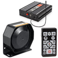 200W 12V Emergency Siren PA System with Slim Speaker, Wireless Remote Handheld Microphone J741901