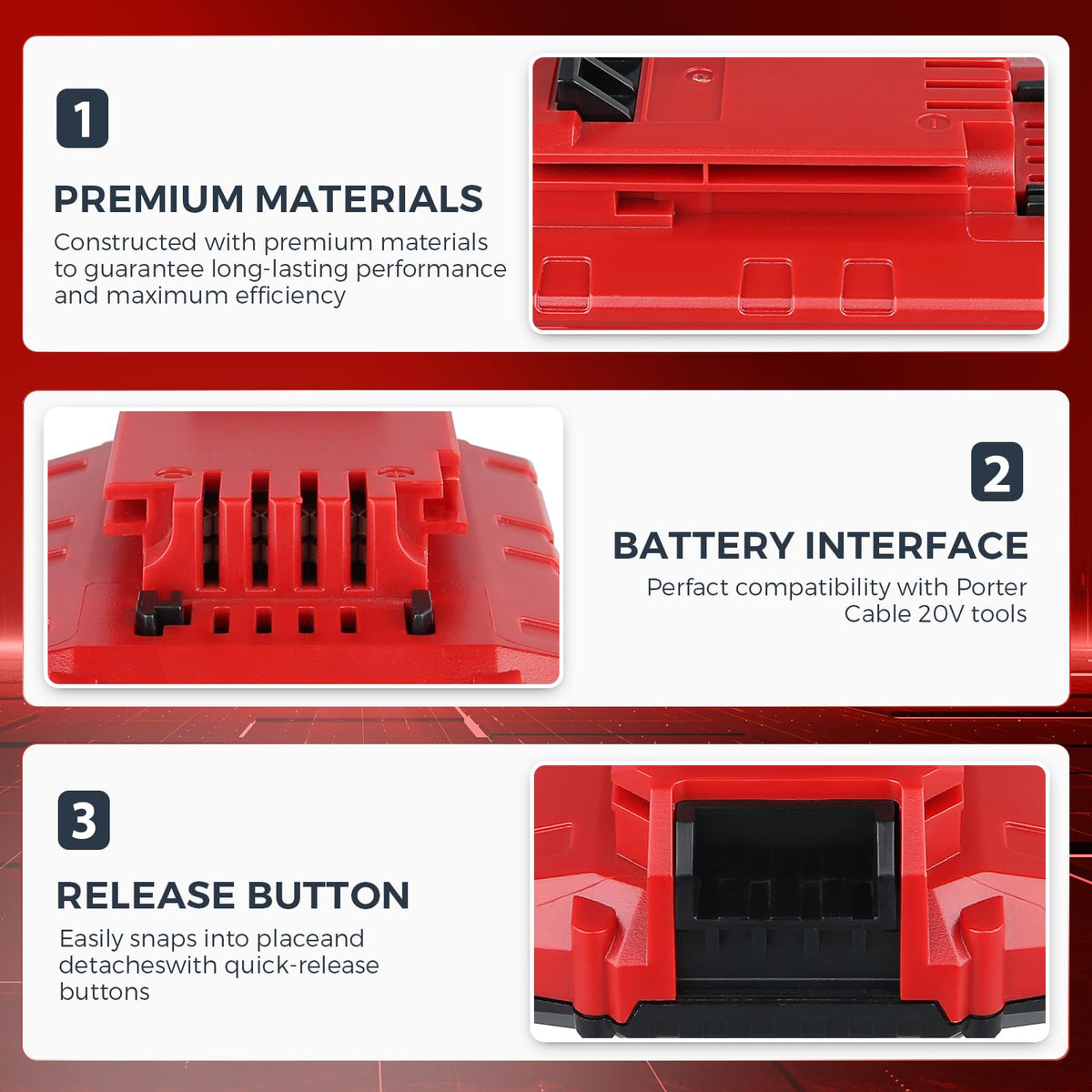 20V Li-ion Replacement Battery I38679