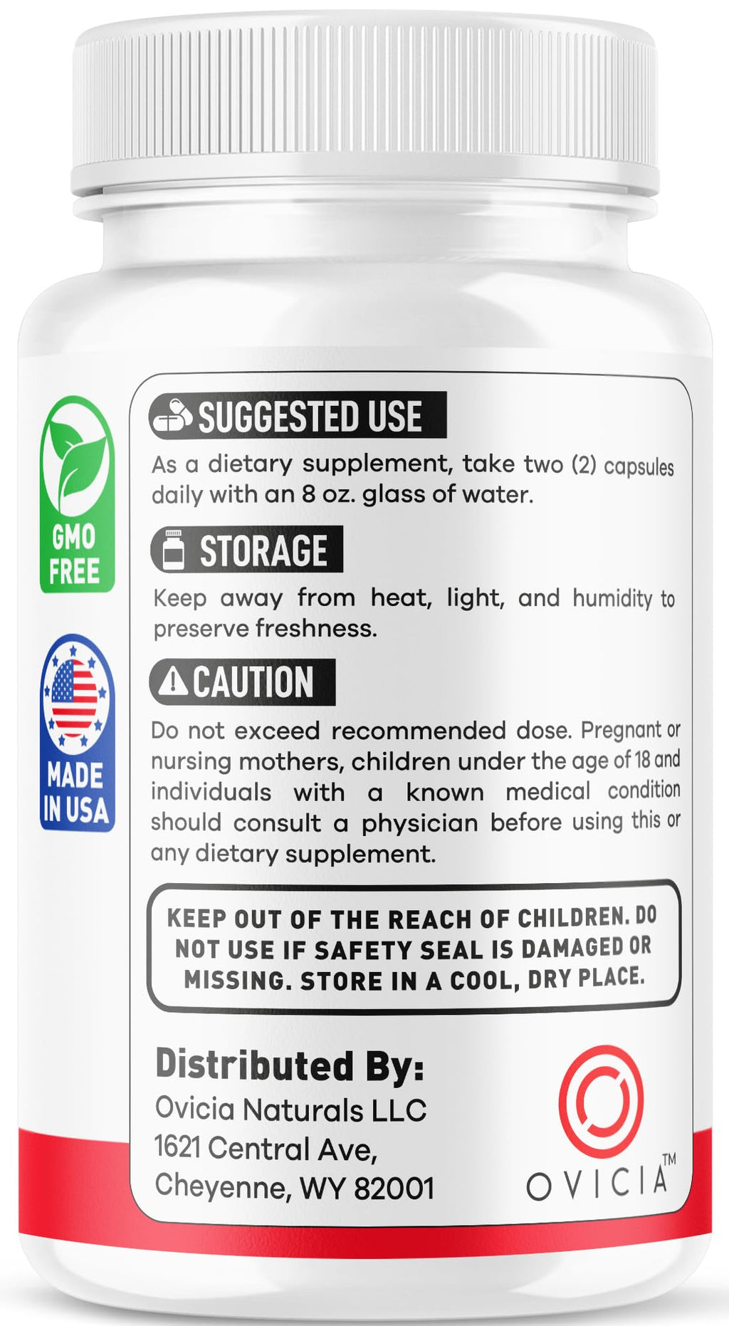 180 Capsules Natural Ingredients Vitamins Z86911