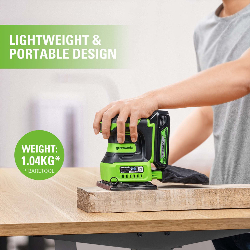Cordless Quarter Sheet Sander W19466