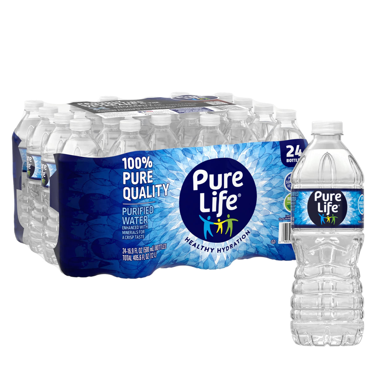 Purified Bottled Water 16.9 oz Case of 24 A55947