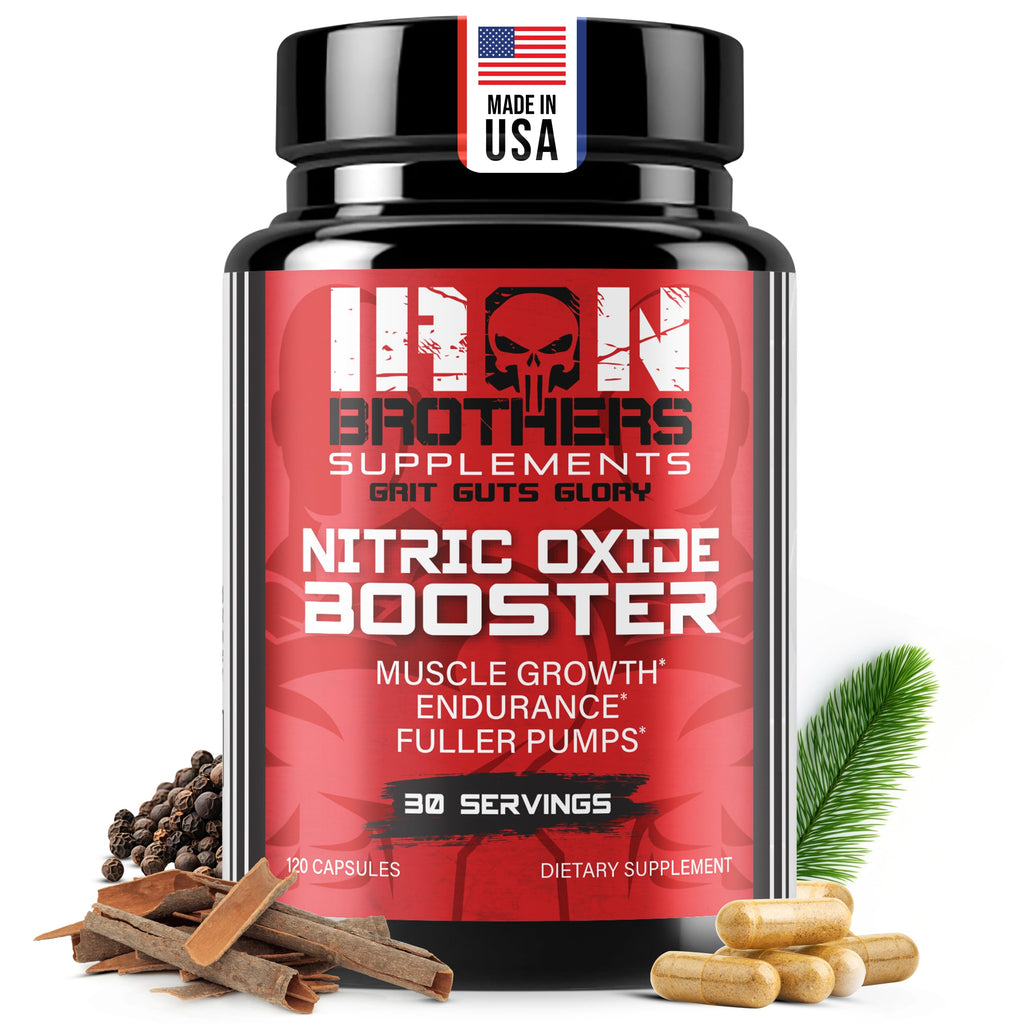 120 Vegan Capsules Nitric Oxide Supplement T7994