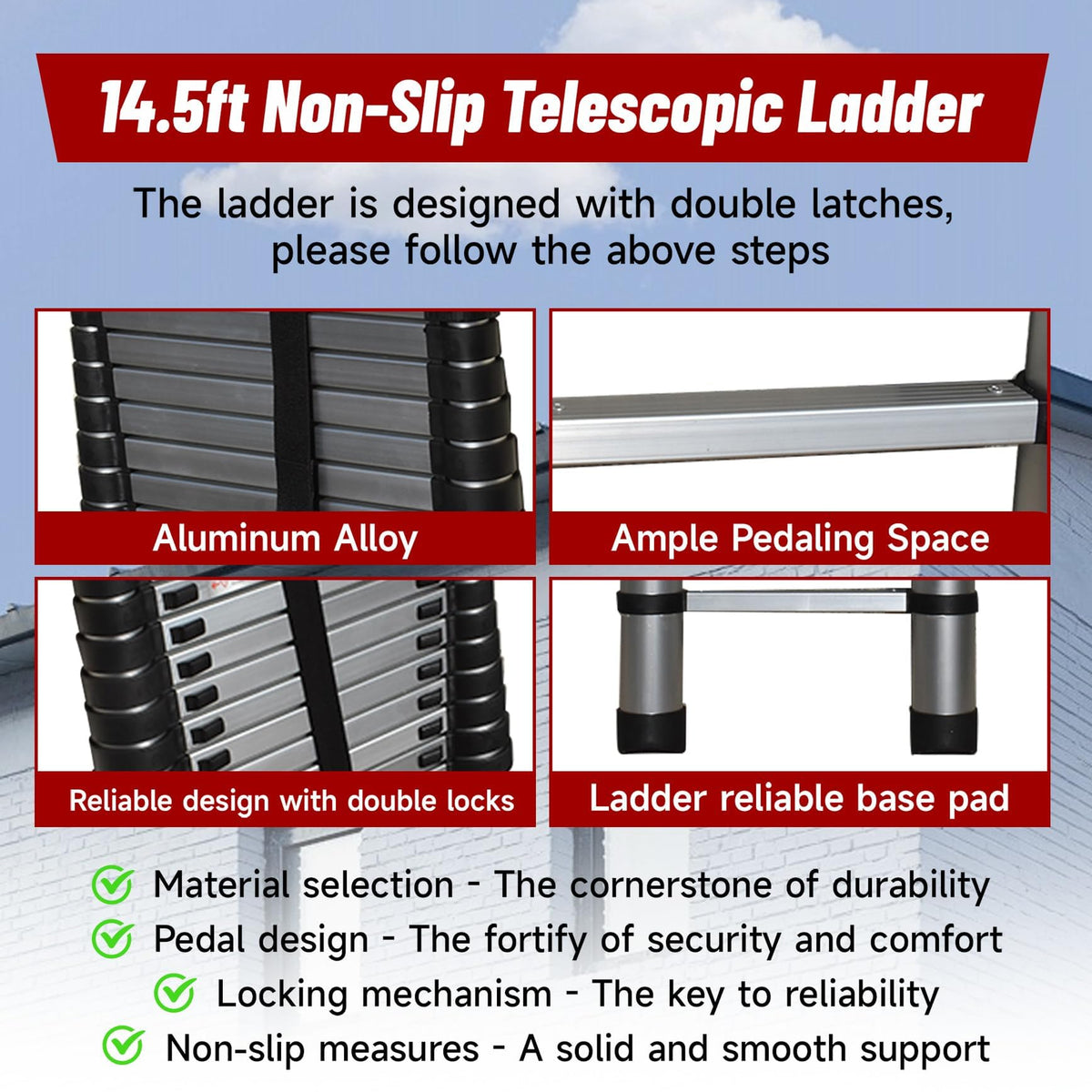 Aluminum Telescopic Ladder S939225
