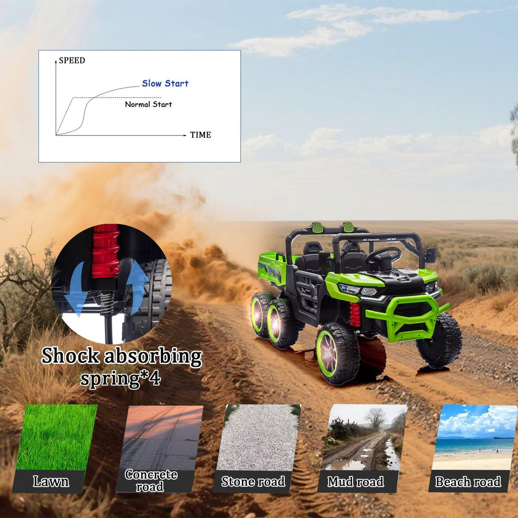 24V 2 Seater Ride On Dump Truck with Dump Bed P3067
