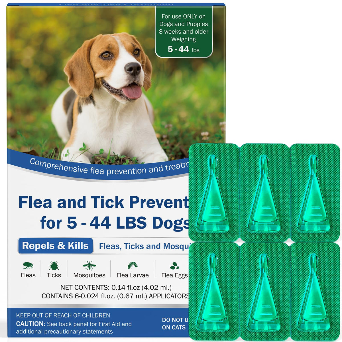 Flea and Tick Prevention for Small and Medium Dogs B663