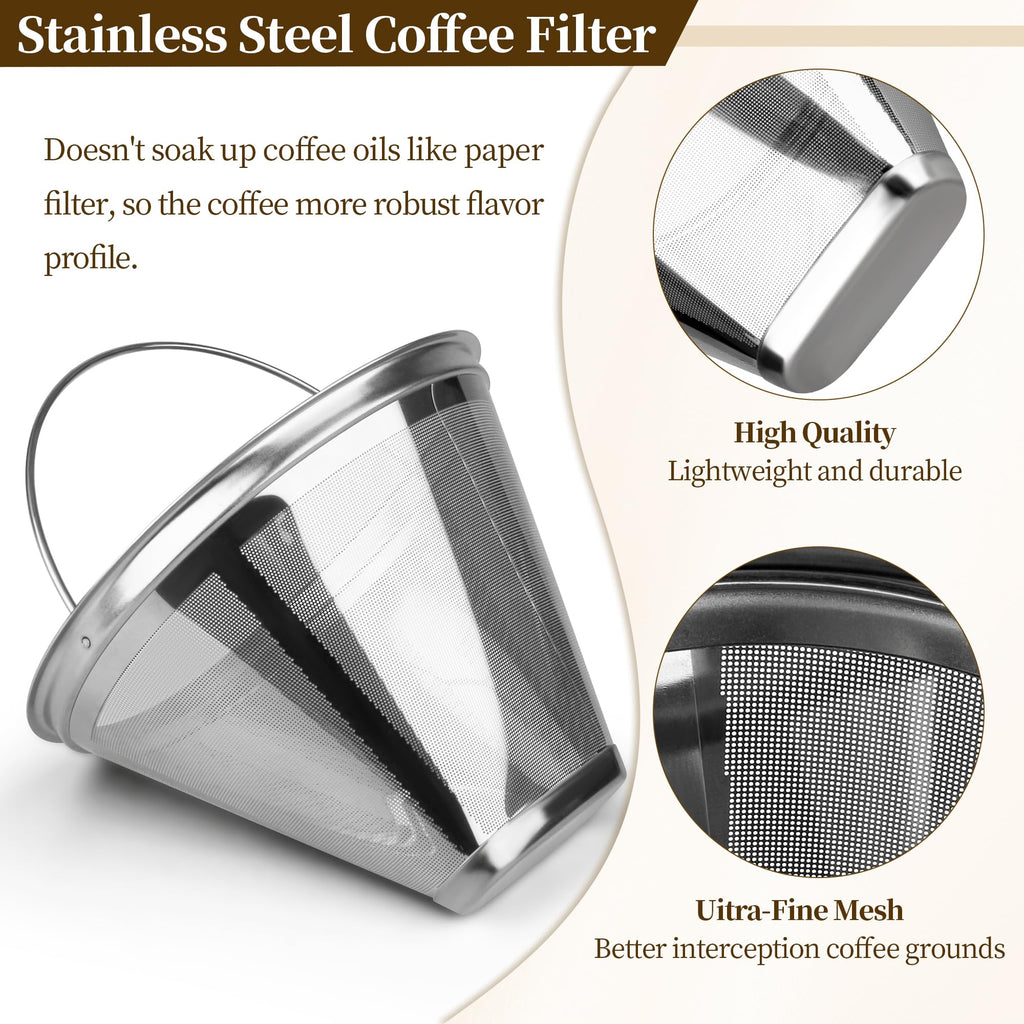 Stainless Steel Reusable Coffee Filter O436
