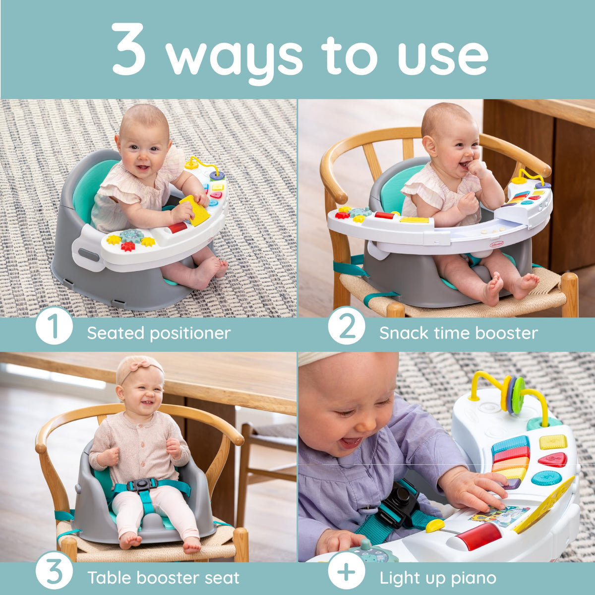 3-in-1 Discovery Seat & Booster, Teal P839477