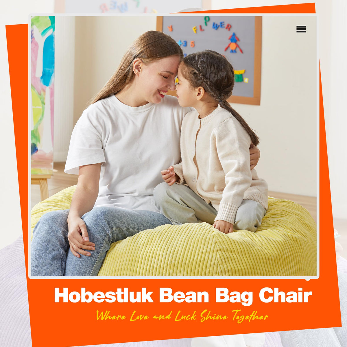Oversized Bean Bag Chair with Filling P670379