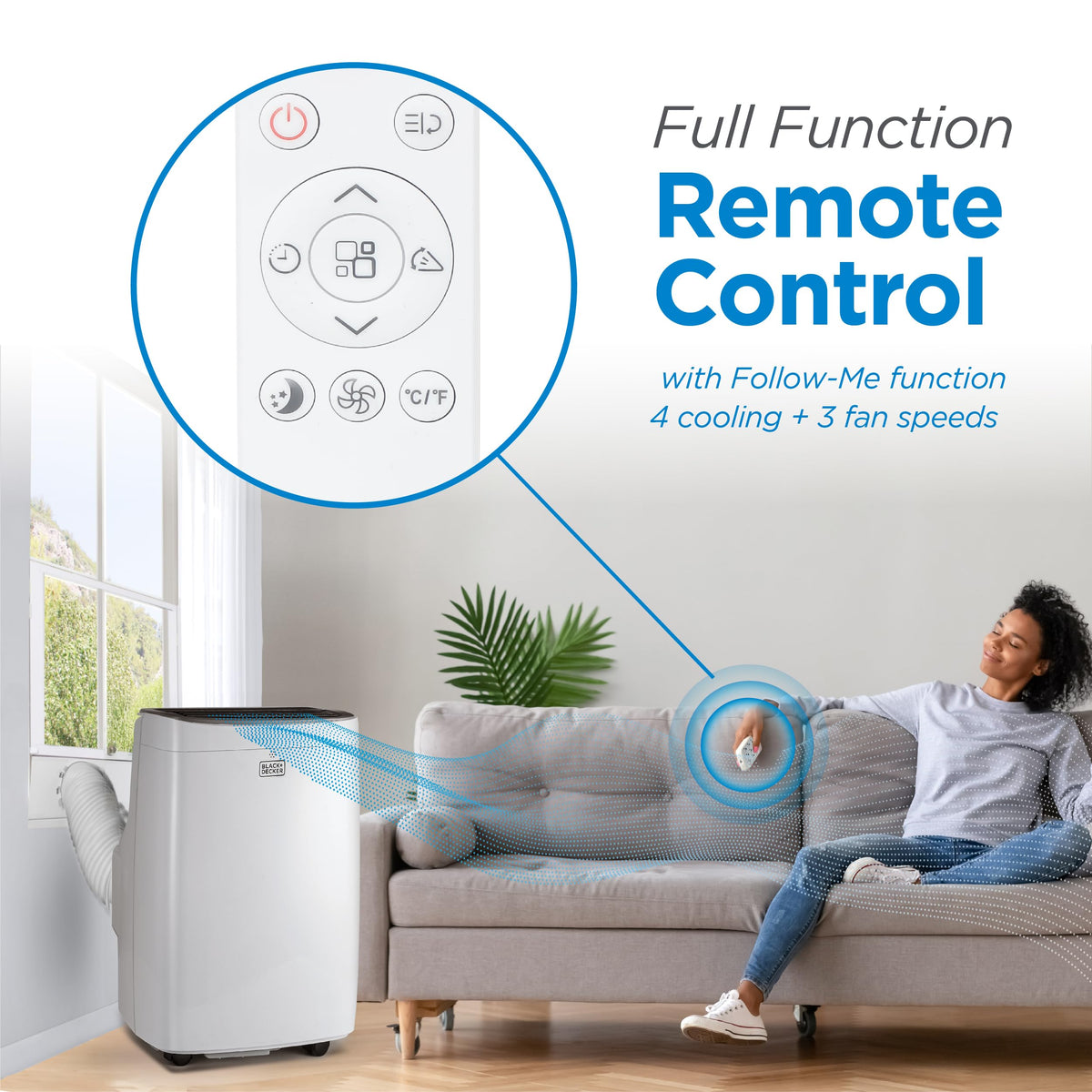 Portable Air Conditioner, 10,000 BTU, White Q575449