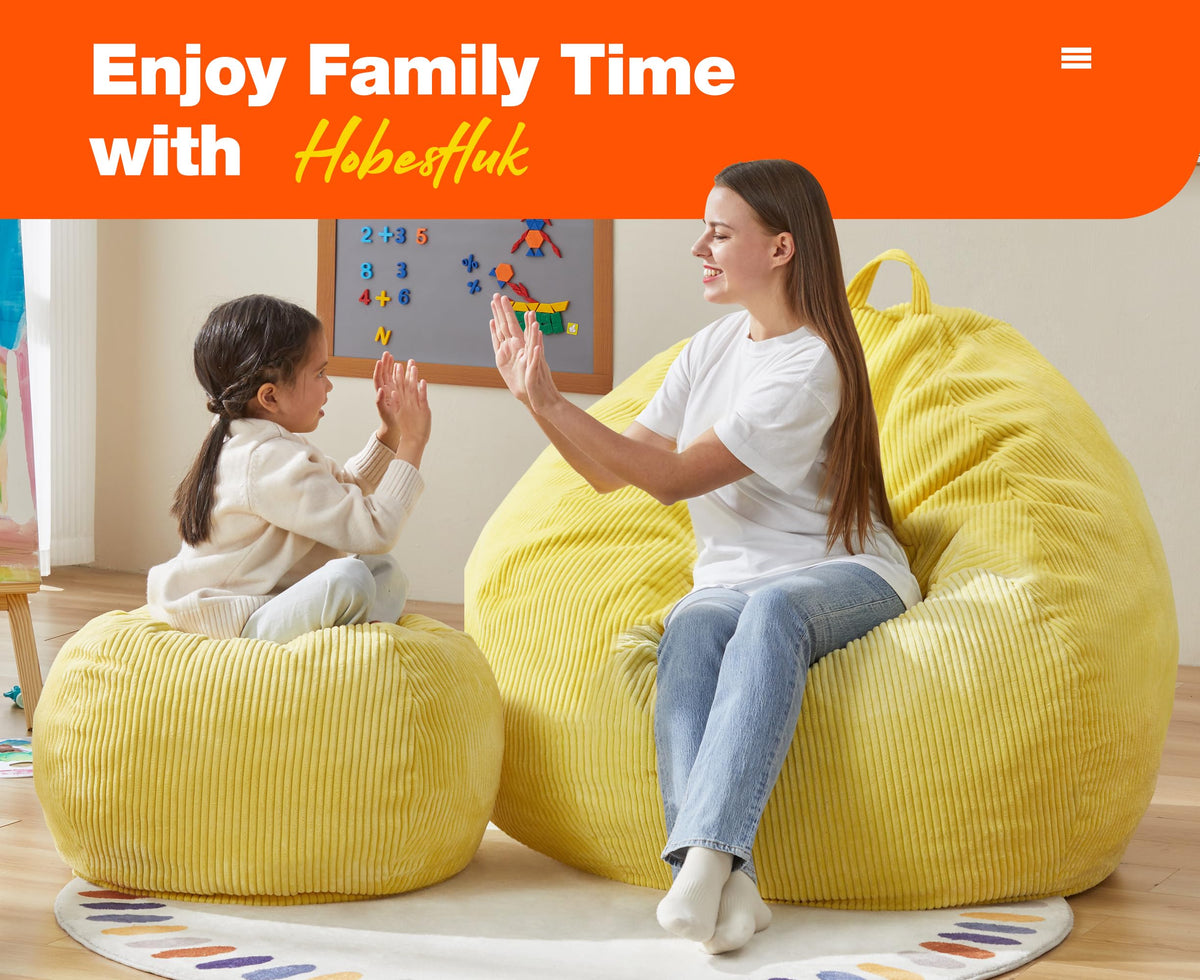 Oversized Bean Bag Chair with Filling P670379