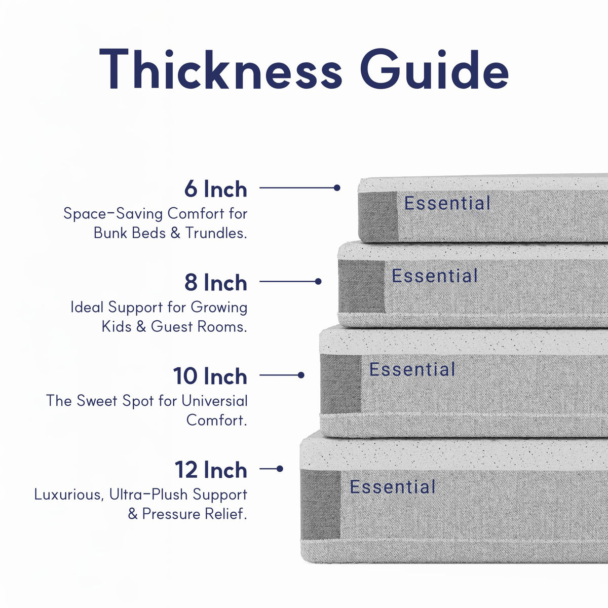 6 Inch Memory Foam Mattress C303