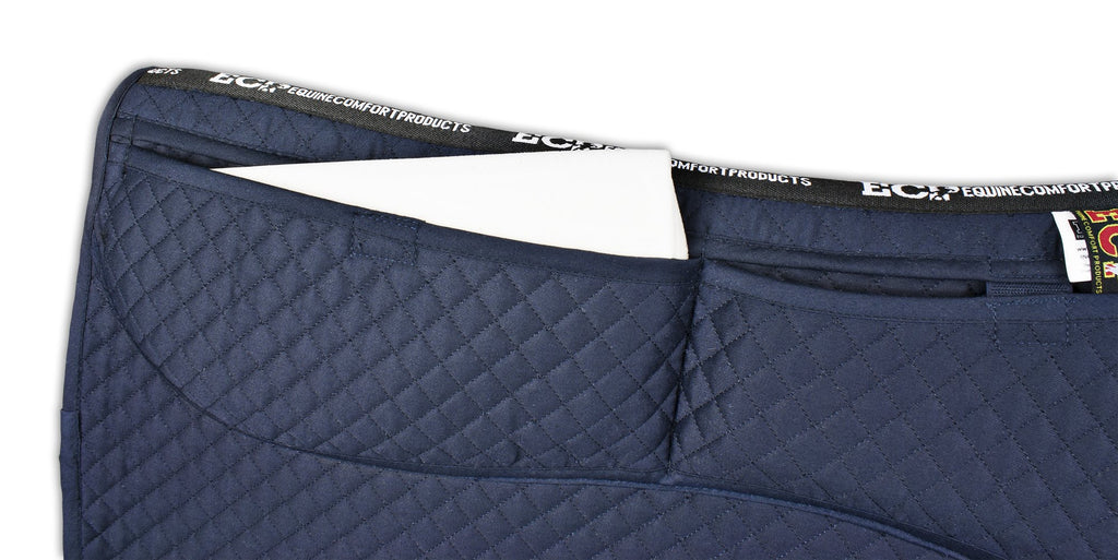 Thermoregulating Western Saddle Pad with Memory Foam Shims R382