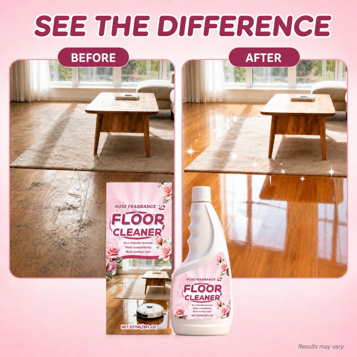 Rose Scent Floor Cleaner 8 fl.oz W2593