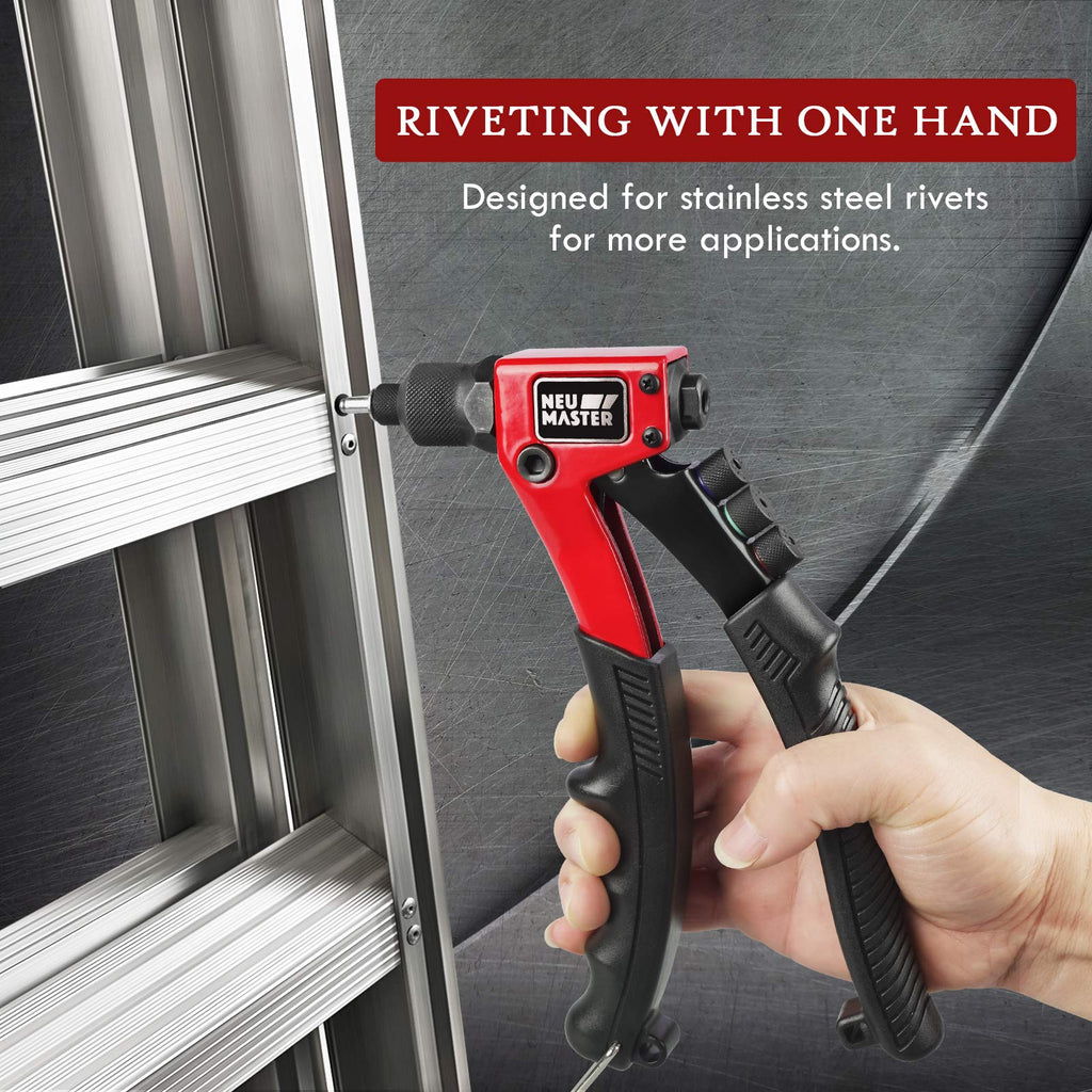 Rivet Gun Tool Kit with 200 Rivets D789473