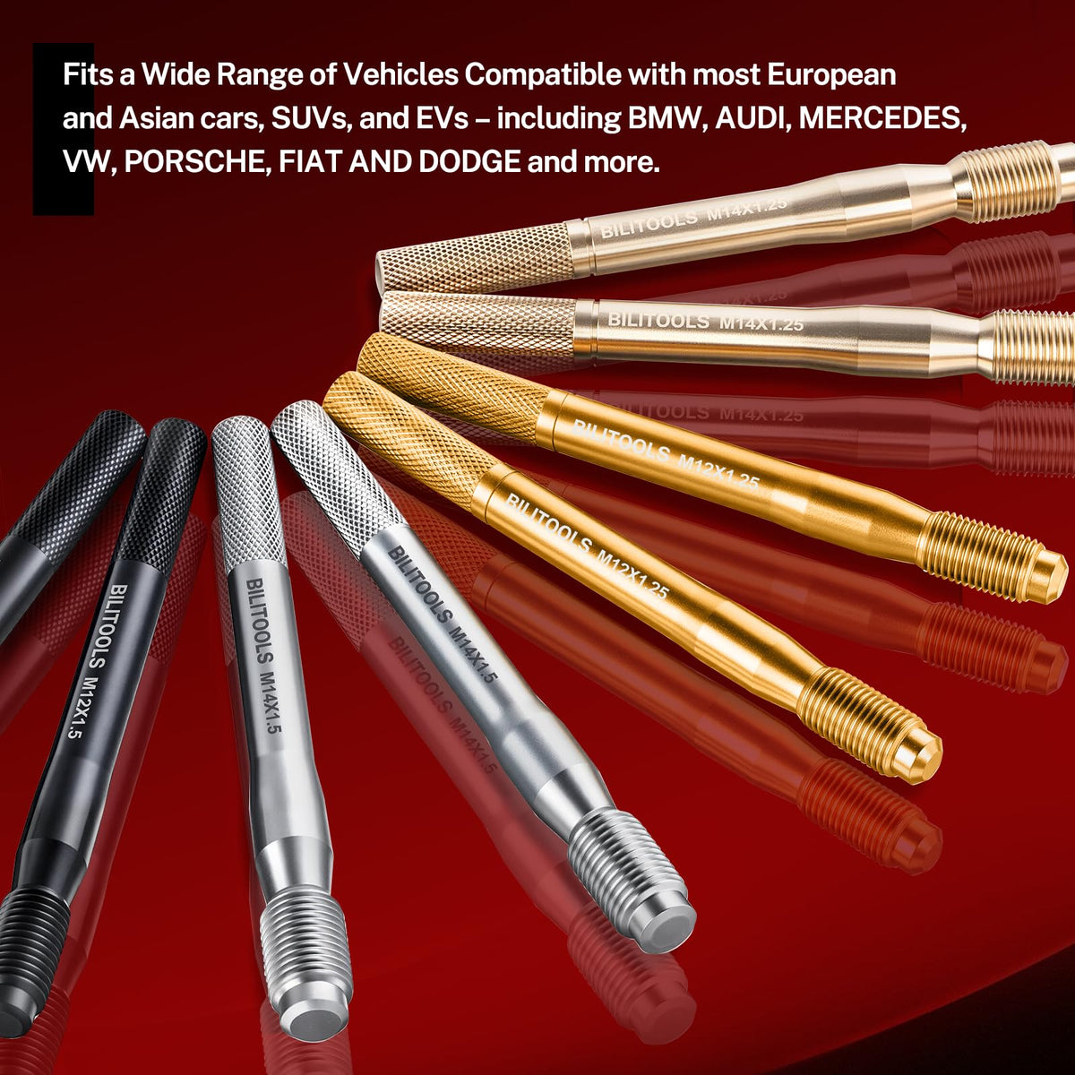 8 Piece Carbon Steel Wheel Hanger Alignment Pin Set C773214