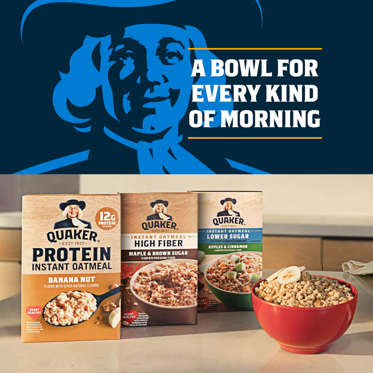 Instant Oatmeal Maple & Brown Sugar 1.19 Oz Pack of 44 O163