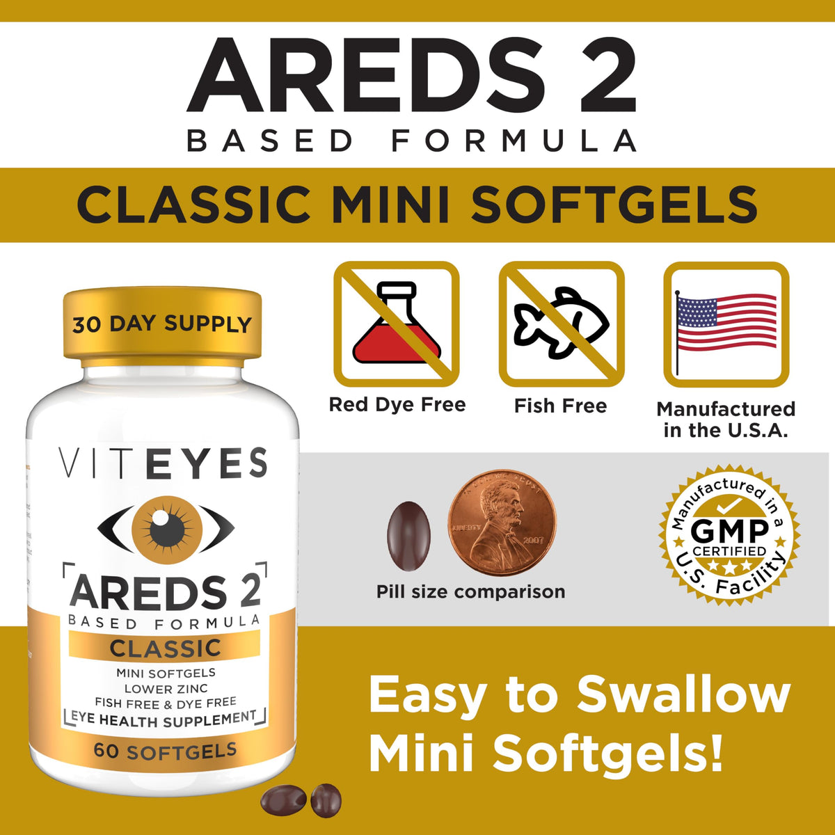 60 Softgels Eye Health Vitamins Q152297