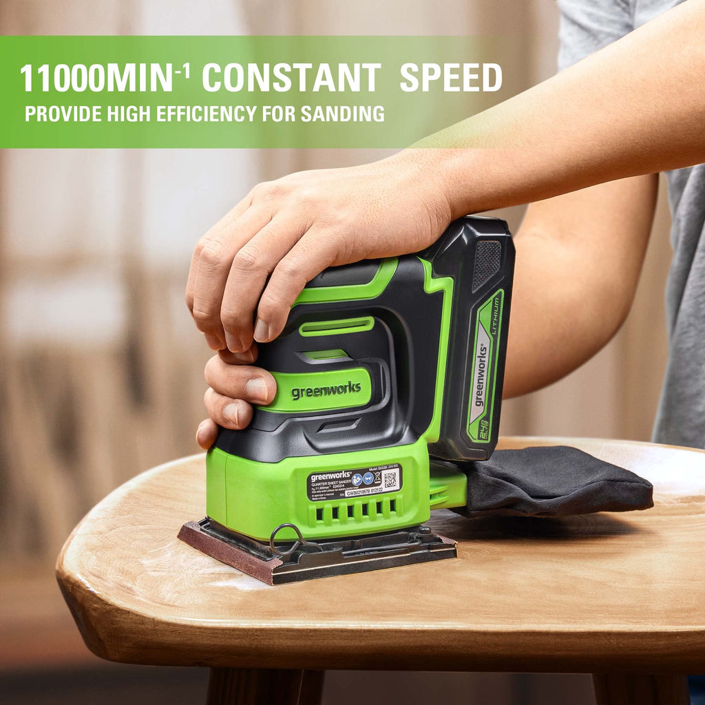 Cordless Quarter Sheet Sander W19466