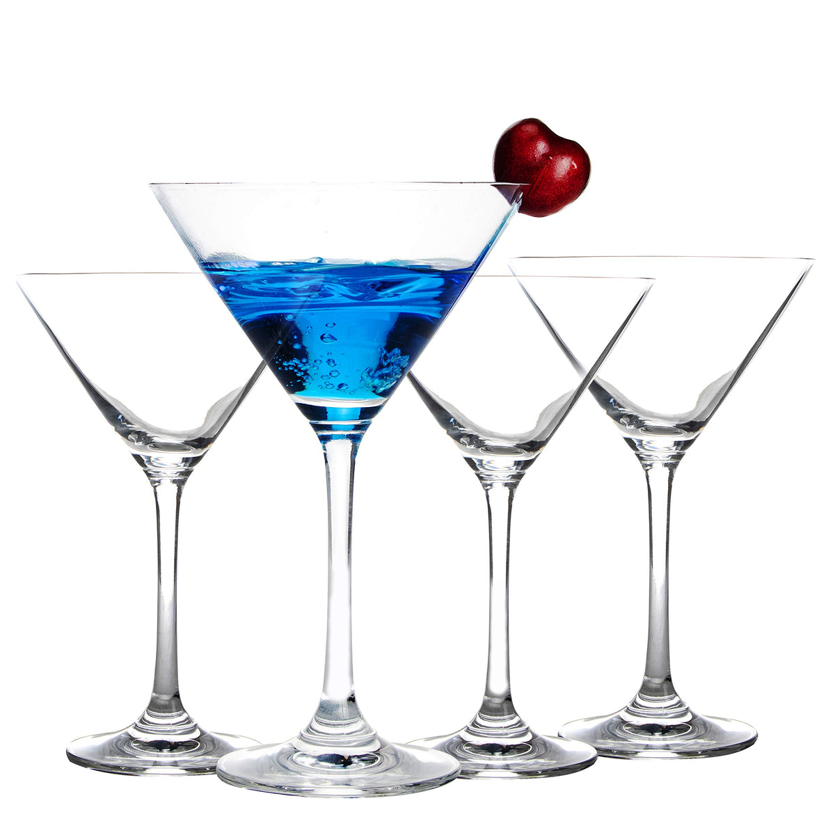 Clear 9 Ounce Set of 4 Martini Cocktail Glasses S6808