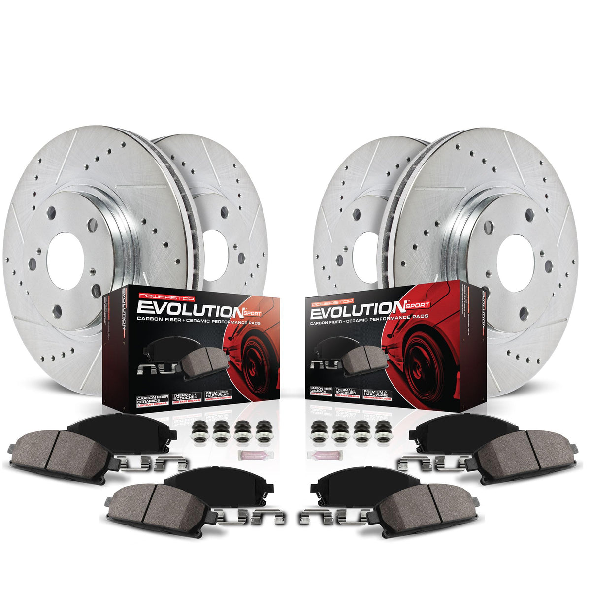 Brake Pad & Rotor Kit Front & Rear L4160