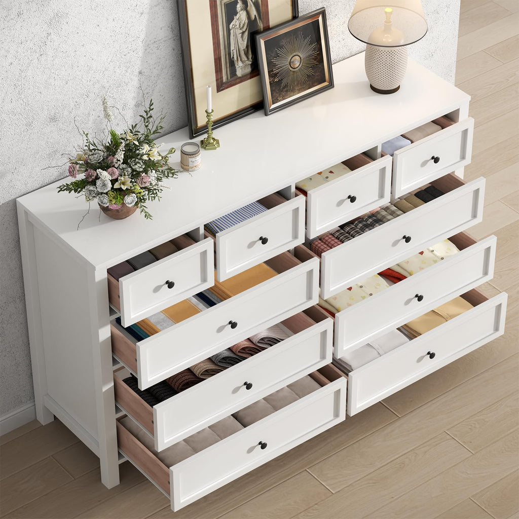 White 10 Drawers Dresser Q773794