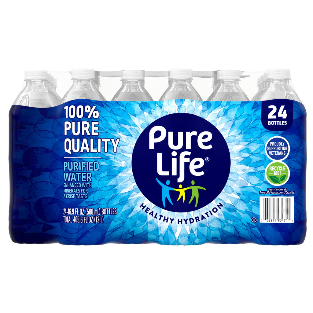 Purified Bottled Water 16.9 oz Case of 24 A55947