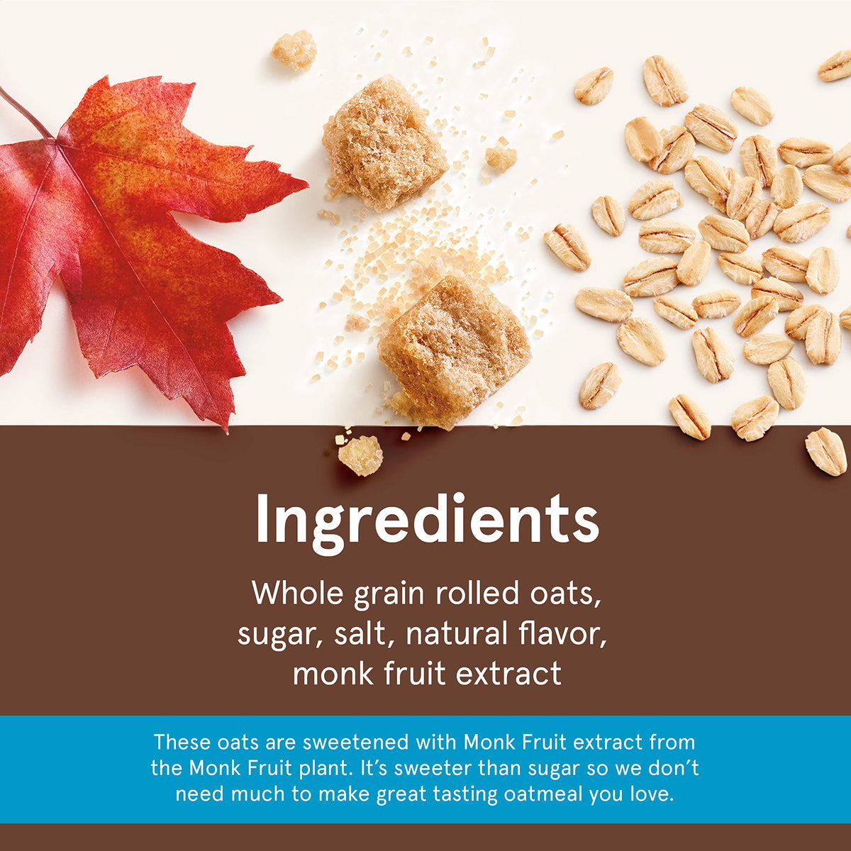 Instant Oatmeal Lower Sugar Maple Brown Sugar 1.19 Ounce Pack of 48 N8680