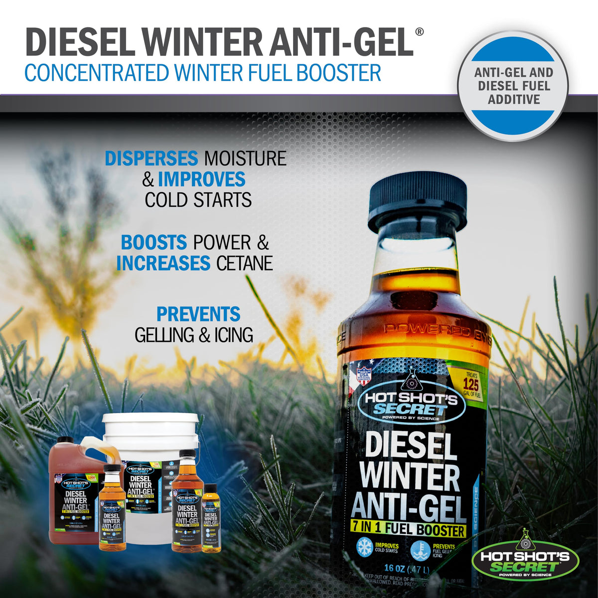 16 oz Diesel Anti-Gel Fuel Treatment Y593634