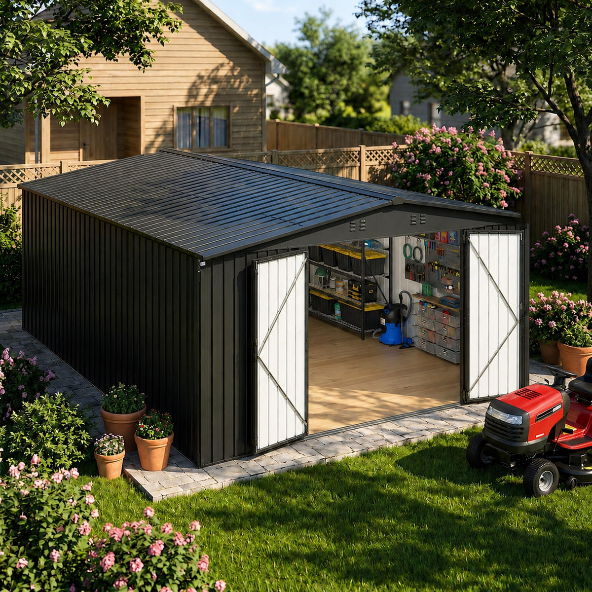 10x14 FT Metal Storage Shed G99708